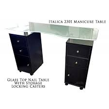 gl top h2031 manicure table black