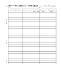 Free Printable Workout Log Sheets Excel Exercise And Blank Calorie