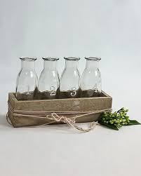 Glass Bottles Small Pine Crate 2