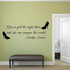 Right Shoe Quote Wall Decal Wall