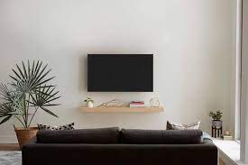 Tv With Floating Shelves