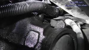 how to change lower oil cooler hose on