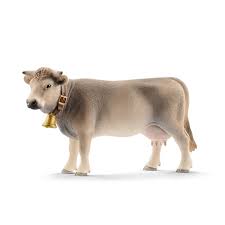 schleich farm world braunvieh cow toy