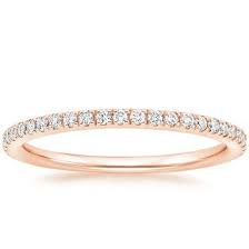 9ct rose gold wedding rings. Rose Gold Wedding Bands Brilliant Earth