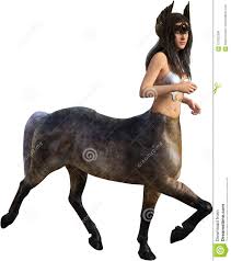 Female Woman Centaur Horse Isolated Stock Image Image Of