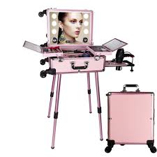rolling makeup trolley case