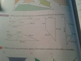 Matematyka z Kluczem Klasa 5: Podręcznik część 2: strona 106: Poziom  DOblicz pole i obwód trapezu o - Brainly.pl