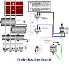 Emg solderless active conversion wiring kit j set jazz bass 3 pots ( tuner ). Jazz Bass Special Wiring Diagram Bass Guitar Pickups Bass Guitar Bass Guitar Chords