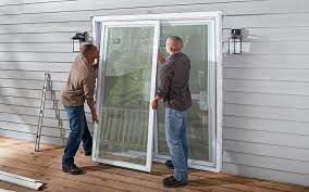 how to install a sliding door the