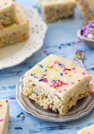 You'll love this fun and easy recipe made with butter, marshmallows and a few other simple ingredients. Cake Batter Rice Krispie Treats Sugar Spun Run