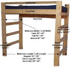 wooden college loft bed assembly