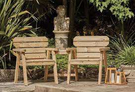Companion Seat Wooden Garden Seating