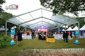 We have canopies for sale that are perfect for a booth or marketplace. 10 X 30 Outdoor Clear Wedding Marquee Liri Structure