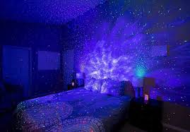 Laser Star Projector With Led Nebula