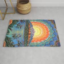 vision at sunset rug by tracy marie