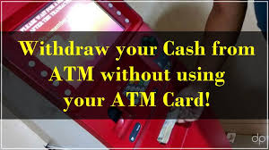 Or perhaps you need to withdraw some cash and lost your atm card and need to wait a week before a new one is issued. Withdraw Your Cash From Atm Without Using Your Atm Card Technology Day On My Plate