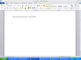 Microsoft Word 2010 Review Whats New In Word 2010