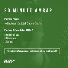 amrap hard exercise works your