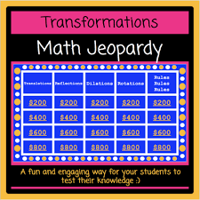 Transformations Jeopardy Style Review