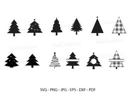 Christmas Tree Pine Tree Svg Graphic By Redcreations Creative Fabrica
