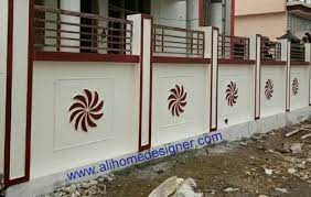 Modular Boundry Wall Design Cemented At