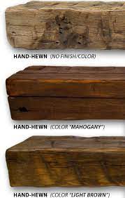 hand hewn fireplace mantels made with