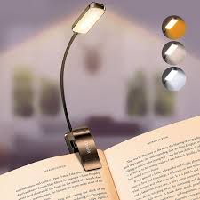9 led rechargeable book light eye