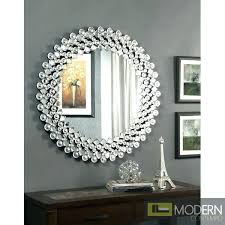 roberto wall mirror faux gems