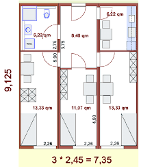 Floor Plan Of One Apartment In A