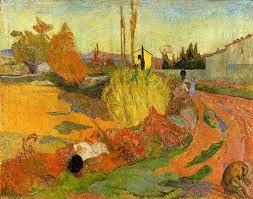 Landscape At Arles 1888 Paul Gauguin