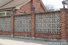 Cost To Build A Brick Block Privacy Fence