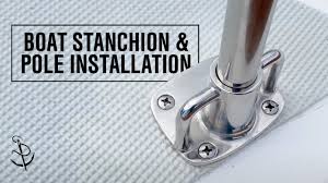 replace a stanchion base and pole