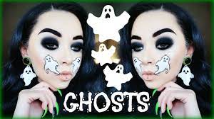 quick glam ghost halloween makeup