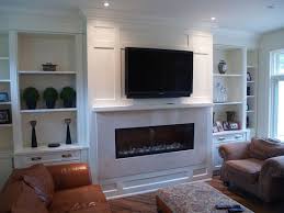 Tv Fireplace Wall With Built Ins And