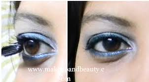 dramatic blue eye makeup tutorial