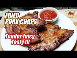 cook tasty and juicy fried pork chops