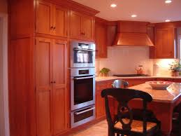 hand crafted cherry cabinets in a