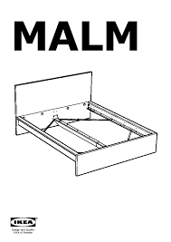 Malm Bed Frame High W 4 Storage Boxes