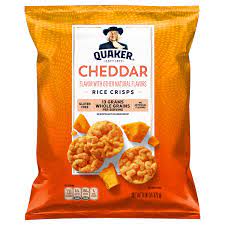 quaker rice crisps cheddar cheese