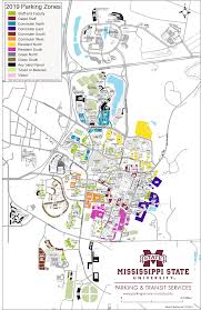Maps Parking Transit Services Mississippi State University