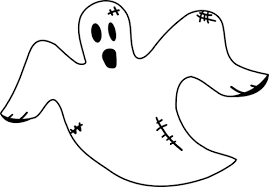 Vector graphics of stitched ghost | Public domain vectors