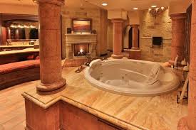 The Master Bath Has A Spa Tub And