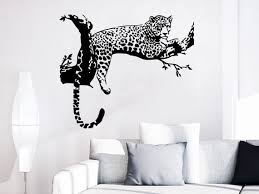 Cheetah Wall Decals Leopard Relaxing On