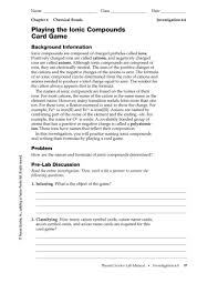 Collection of playing cards symbols (53). Playing The Ionic Compounds Card Game Manualzz
