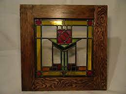 Craftsman Stained Glass Panels Stained