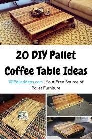 20 Diy Pallet Coffee Table Ideas Easy
