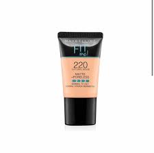 maybelline fit me foundation all
