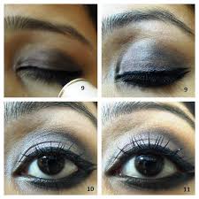 taupe brown and gray smokey eyes with