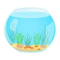empty fish bowl vector art icons and