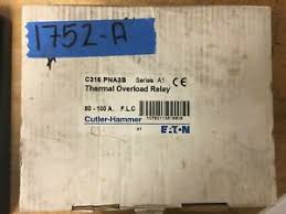 Details About New Cutler Hammer Eaton C316 Pna3b Series A1 Thermal Overload Relay 80 100a